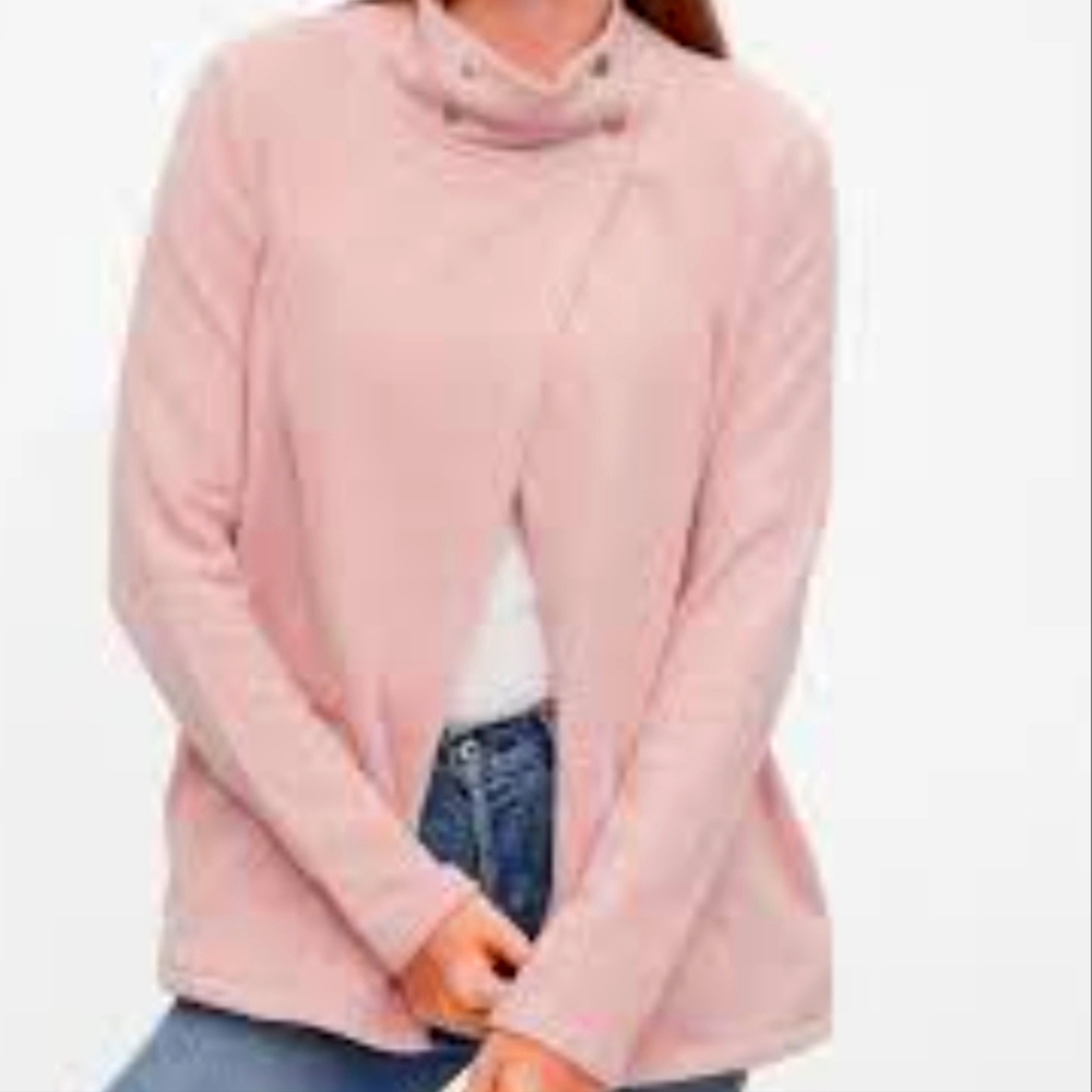 GAP Maternity Nursing Snap Button Cozy Cotton Sweatshirt Small